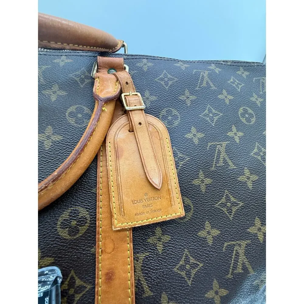 Louis Vuitton Monogram Keepall 55 Travel Duffle Bag Luggage SP0935 France⁠
